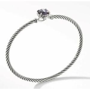 David Yurman Châtelaine Bracelet Lavender Amethyst over Hematine 925 SS – EUC